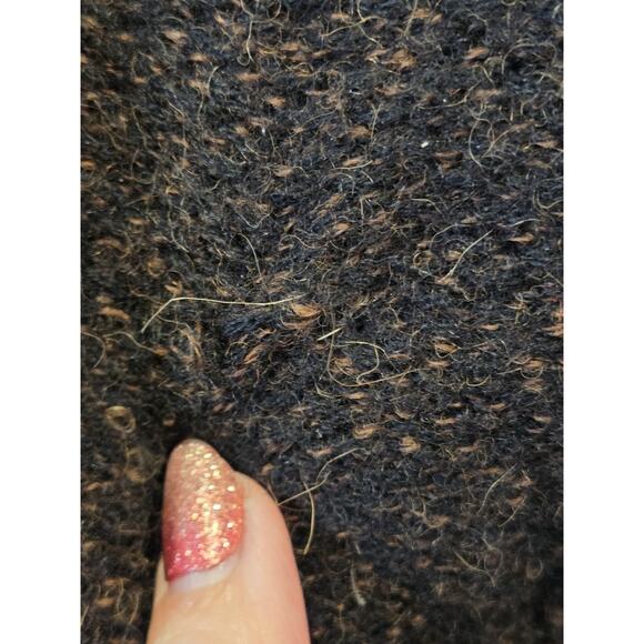 Peruvian Connection Women's Herringbone Coat Dress Long Sleeve Alpaca Wool | L - Picture 10 of 10